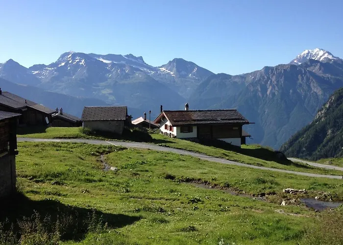 Abendruh Belalp Dağ evi Naters